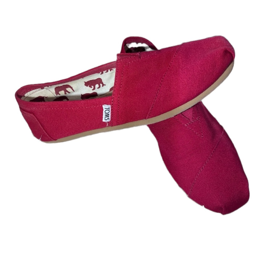 -🌼3/$30🌼Toms Red Classic Canvas Alpargata Shoe Size 8W